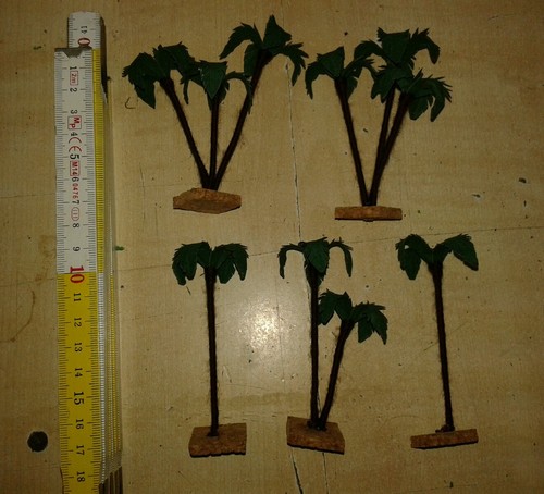 Kit palme alberi 5 basi - kit,