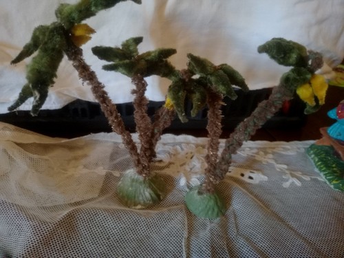 Coppia palme per presepe - di,